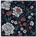 Flower Pattern Canvas 20  x 20 