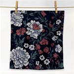 Flower Pattern Face Towel