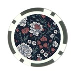 Flower Pattern Poker Chip Card Guard (10 pack)