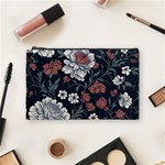 Flower Pattern Cosmetic Bag (Medium)