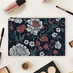 Flower Pattern Cosmetic Bag (Large)