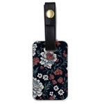 Flower Pattern Luggage Tag (one side)