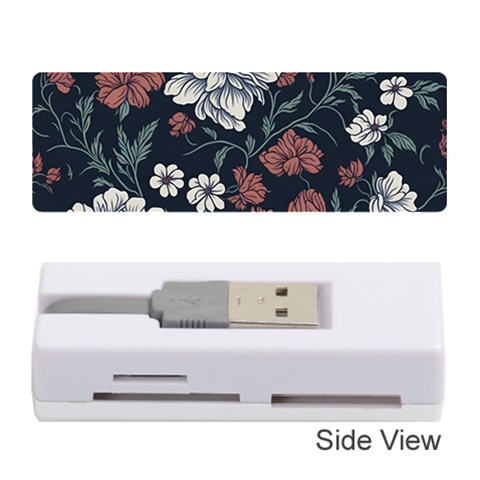 Flower Pattern Memory Card Reader (Stick) from ArtsNow.com Front