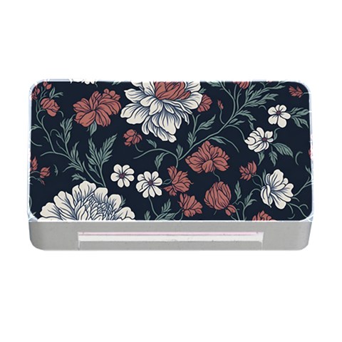 Flower Pattern Memory Card Reader with CF from ArtsNow.com Front
