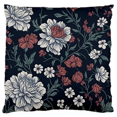 Flower Pattern Large Cushion Case (Two Sides) from ArtsNow.com Front