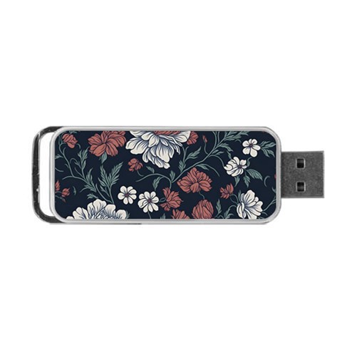 Flower Pattern Portable USB Flash (Two Sides) from ArtsNow.com Front