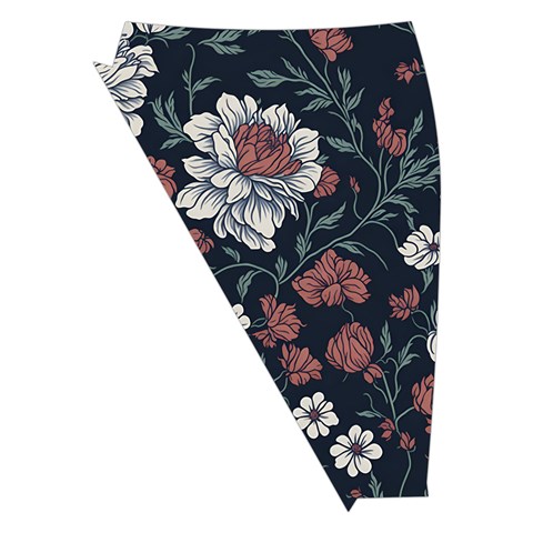 Flower Pattern Midi Wrap Pencil Skirt from ArtsNow.com Front Left