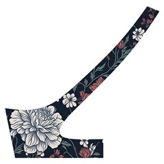 Flower Pattern Cross Back Hipster Bikini Set from ArtsNow.com Back Left
