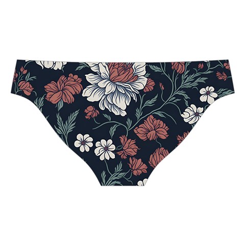 Flower Pattern Cross Back Hipster Bikini Set from ArtsNow.com Back Under
