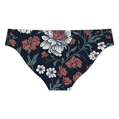 Flower Pattern Cross Back Hipster Bikini Set from ArtsNow.com Back Under