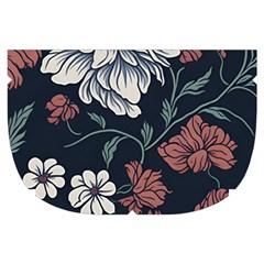 Flower Pattern Make Up Case (Small) from ArtsNow.com Side Right