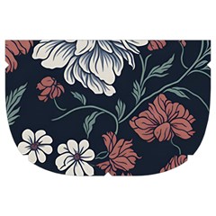 Flower Pattern Make Up Case (Large) from ArtsNow.com Side Right