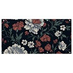 Flower Pattern Banner and Sign 8  x 4 