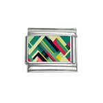 Abstract Geometric Design Pattern Italian Charm (9mm)