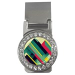 Abstract Geometric Design Pattern Money Clips (CZ) 