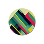 Abstract Geometric Design Pattern Magnet 3  (Round)