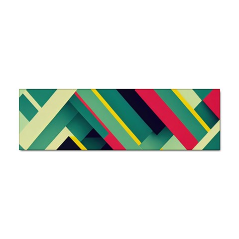 Abstract Geometric Design Pattern Sticker Bumper (100 pack) from ArtsNow.com Front