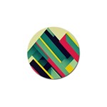 Abstract Geometric Design Pattern Golf Ball Marker