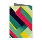 Abstract Geometric Design Pattern Mini Greeting Cards (Pkg of 8)