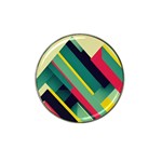 Abstract Geometric Design Pattern Hat Clip Ball Marker