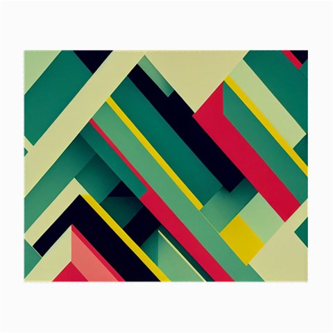 Abstract Geometric Design Pattern Small Glasses Cloth from ArtsNow.com Front