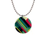 Abstract Geometric Design Pattern 1  Button Necklace