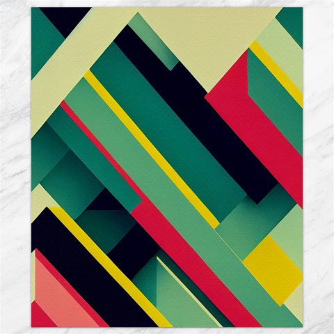 Abstract Geometric Design Pattern Canvas 8  x 10  from ArtsNow.com 8.15 x9.66  Canvas - 1