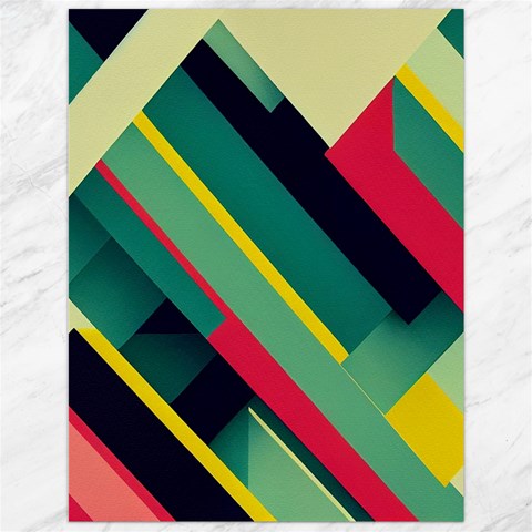 Abstract Geometric Design Pattern Canvas 12  x 16  from ArtsNow.com 11.86 x15.41  Canvas - 1