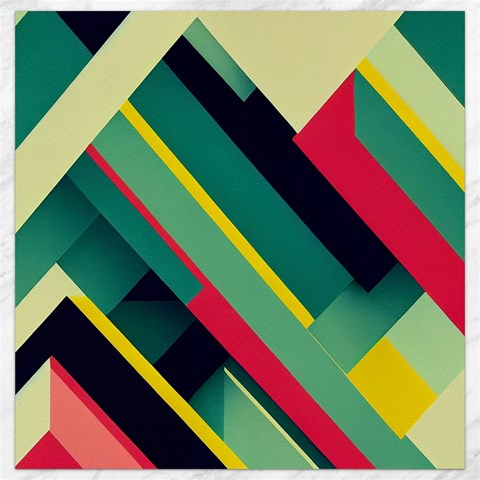 Abstract Geometric Design Pattern Canvas 16  x 16  from ArtsNow.com 15.2 x15.41  Canvas - 1