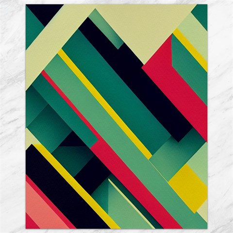 Abstract Geometric Design Pattern Canvas 16  x 20  from ArtsNow.com 15.75 x19.29  Canvas - 1