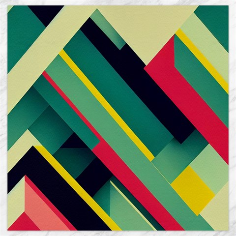 Abstract Geometric Design Pattern Canvas 20  x 20  from ArtsNow.com 19 x19.27  Canvas - 1