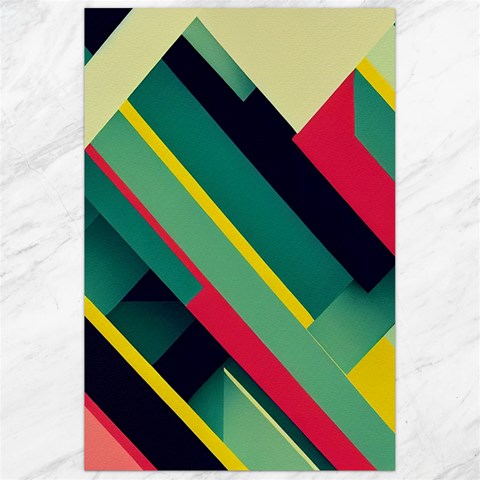 Abstract Geometric Design Pattern Canvas 24  x 36  from ArtsNow.com 23.35 x34.74  Canvas - 1