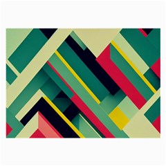 Abstract Geometric Design Pattern Large Glasses Cloth (2 Sides) from ArtsNow.com Back