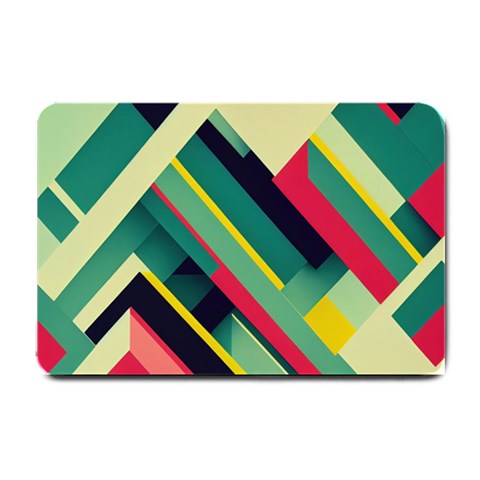Abstract Geometric Design Pattern Small Doormat from ArtsNow.com 24 x16  Door Mat