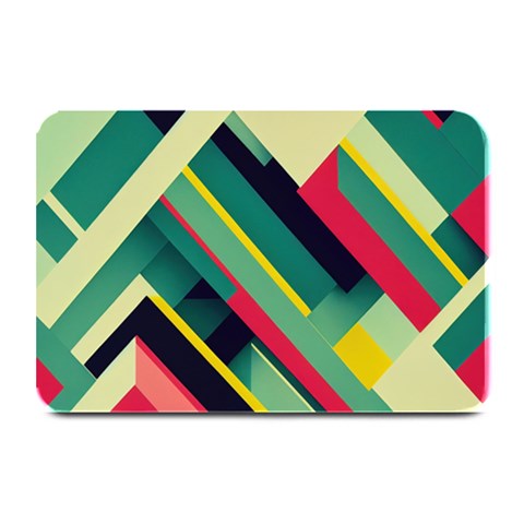 Abstract Geometric Design Pattern Plate Mats from ArtsNow.com 18 x12  Plate Mat
