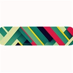 Abstract Geometric Design Pattern Large Bar Mat