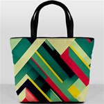 Abstract Geometric Design Pattern Bucket Bag