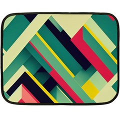 Abstract Geometric Design Pattern Two Sides Fleece Blanket (Mini) from ArtsNow.com 35 x27  Blanket Back