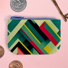 Abstract Geometric Design Pattern Mini Coin Purse from ArtsNow.com Front