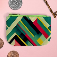 Abstract Geometric Design Pattern Mini Coin Purse from ArtsNow.com Front