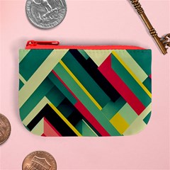 Abstract Geometric Design Pattern Mini Coin Purse from ArtsNow.com Front