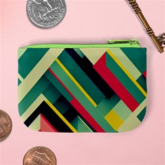 Abstract Geometric Design Pattern Mini Coin Purse from ArtsNow.com Back