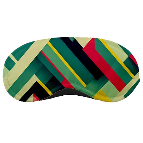 Abstract Geometric Design Pattern Sleep Mask from ArtsNow.com Front