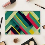 Abstract Geometric Design Pattern Cosmetic Bag (Large)