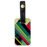 Abstract Geometric Design Pattern Luggage Tag (one side)