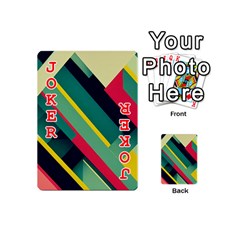 Abstract Geometric Design Pattern Playing Cards 54 Designs (Mini) from ArtsNow.com Front - Joker2
