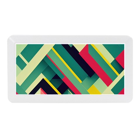 Abstract Geometric Design Pattern Memory Card Reader (Mini) from ArtsNow.com Front