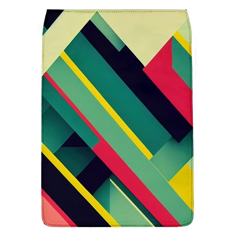 Abstract Geometric Design Pattern Removable Flap Cover (L) from ArtsNow.com Front