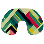 Abstract Geometric Design Pattern Travel Neck Pillow