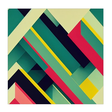 Abstract Geometric Design Pattern Duvet Cover (Queen Size) from ArtsNow.com Front